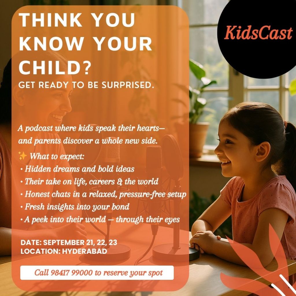 KidsCast upcoming event poster